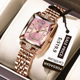 POEDAGAR 785 Luxury Women Quartz Watch - Pink