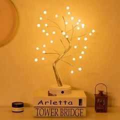 36 LED Pearl Tree Lamp for Tabletop Home and Bedroom Decoration