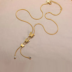Stainless steel Butterfly Necklace for Women