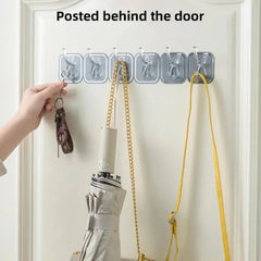 AM5095 Six Hook Sticky Hanger 6 Pc, Multipurpose Wall Hooks