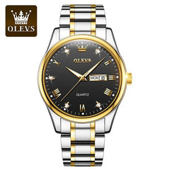 Olevs 5563 Men's Watch - Black