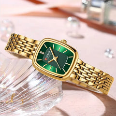 CURREN 9093 Fashion Quartz Women Watch - Green