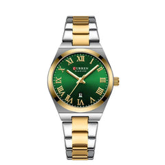 CURREN 9095 Women's Stainless Steel Watch Green