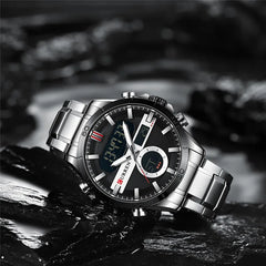 CURREN 8384 Men's Stainless Steel Watch