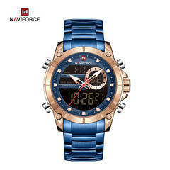 NAVIFORCE NF9163 Military Sport Digital Analog Watch