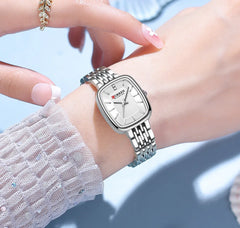 CURREN 9093 Fashion Quartz Women Watch - Silver White
