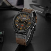 CURREN 8314 Men's Leather Straps Watch