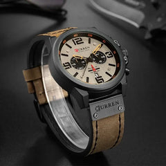 CURREN 8314 Men's Leather Straps Watch