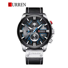 CURREN 8346 Men's Leather Straps Watch