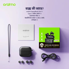 Oraimo SpaceBuds Lite Sound360 Anti-Lost True Wireless Earbuds