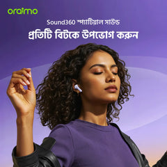 Oraimo SpaceBuds Lite Sound360 Anti-Lost True Wireless Earbuds