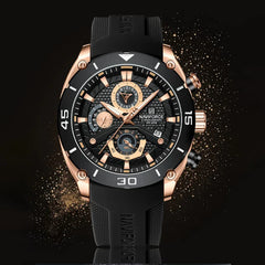 NF8038 Trendy Waterproof Sports Watch