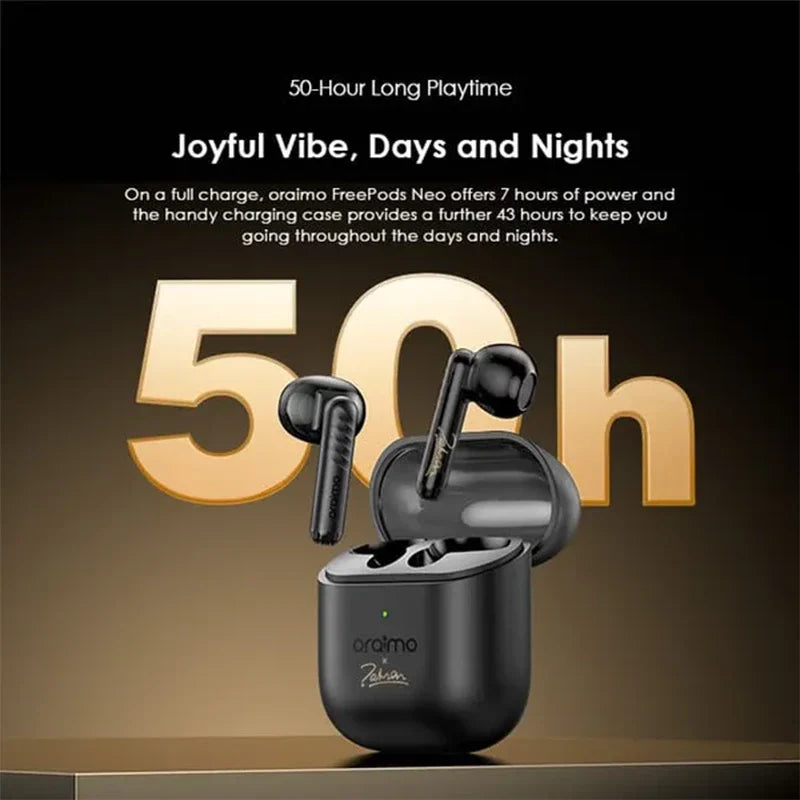 oraimo FreePods Neo x Tahsan True Wireless Earbuds
