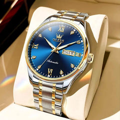 Olevs 5563 Men's Watch - Blue
