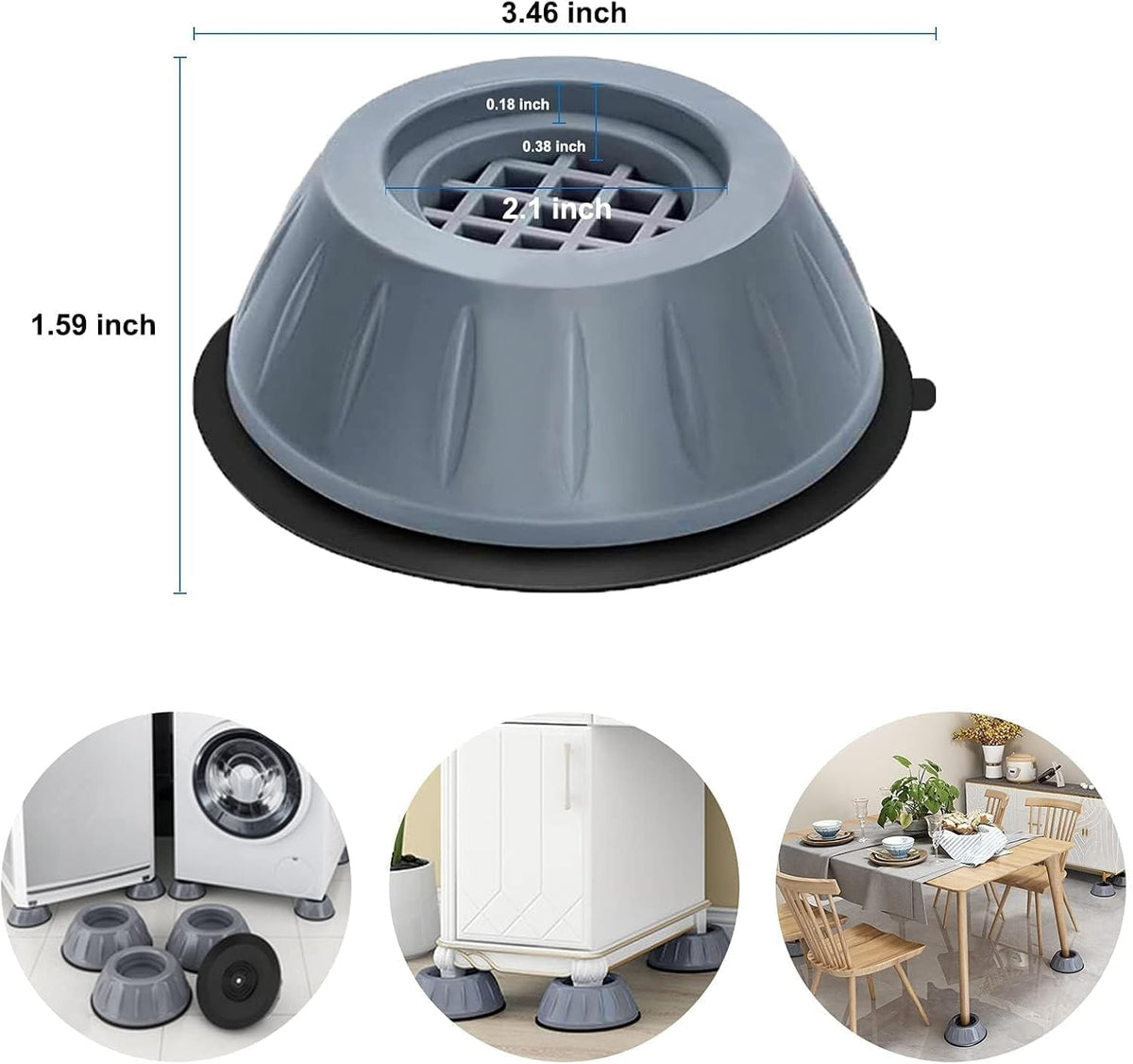 4 pcs Anti Vibration Feet Pads