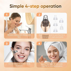 Blackhead Remover 6 in 1 Rechargeable