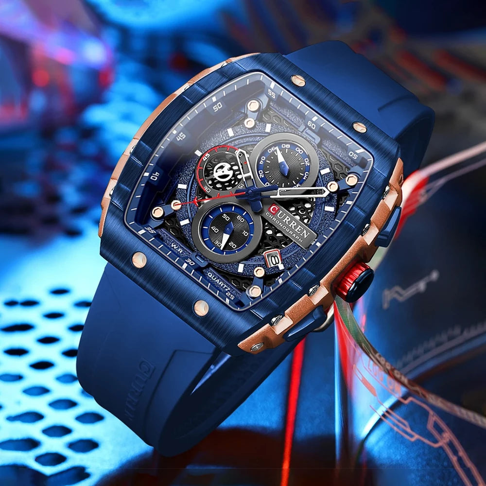 Curren 8442 Men's Watch - Blue