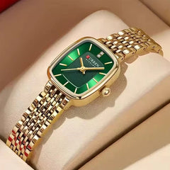 CURREN 9093 Fashion Quartz Women Watch - Green