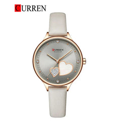 CURREN 9077 Women's Leather Straps Watch