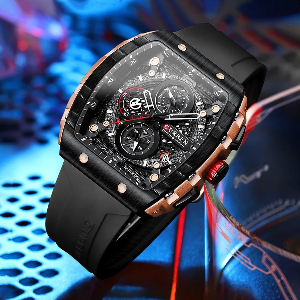 Curren 8442 Men's Watch - Black