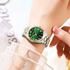 CURREN 9095 Women's Stainless Steel Watch Green