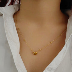 Stainless Steel Heart Necklace