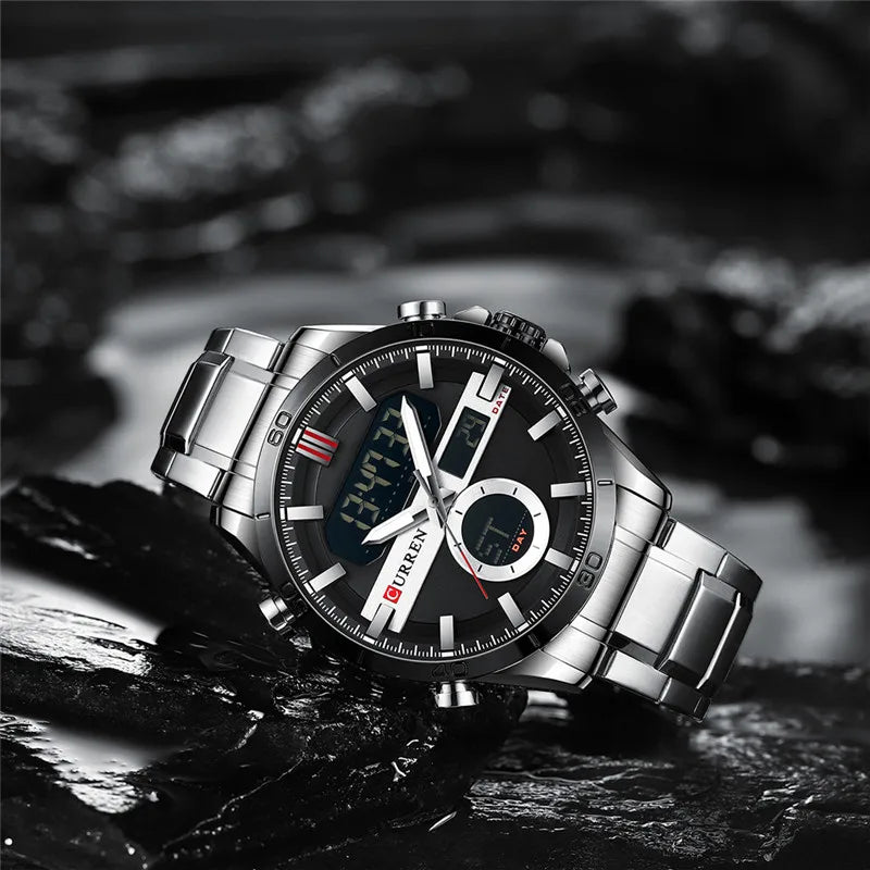 CURREN 8384 Men's Stainless Steel Watch