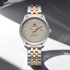 NF9255 Waterproof Stainless Steel Men's Watch