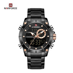 NAVIFORCE NF9163 Military Sport Digital Analog Watch