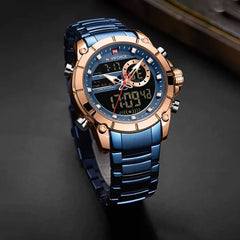 NAVIFORCE NF9163 Military Sport Digital Analog Watch