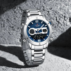 Naviforce NF9232 Dual Display Muti-functhion Sport Outdoor Original Design Watch for Men