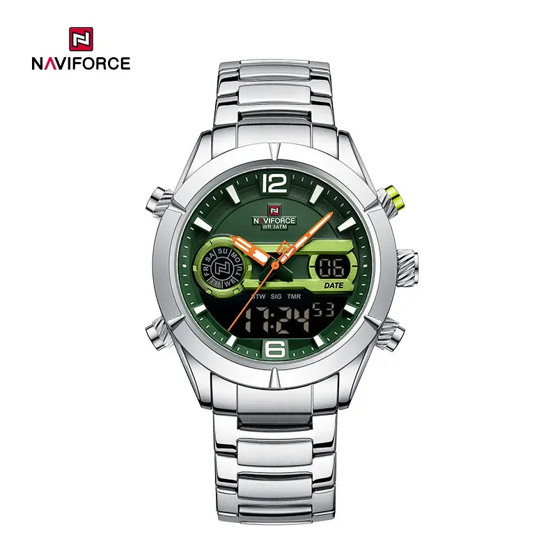 Naviforce NF9232 Dual Display Muti-functhion Sport Outdoor Original Design Watch for Men