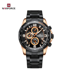 NF8020S Stainless Steel Quartz Watch