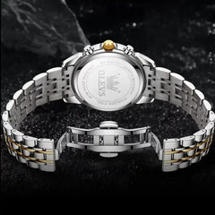 OLEVS 3670 Men's Watches Fashion Waterproof - Black Dial