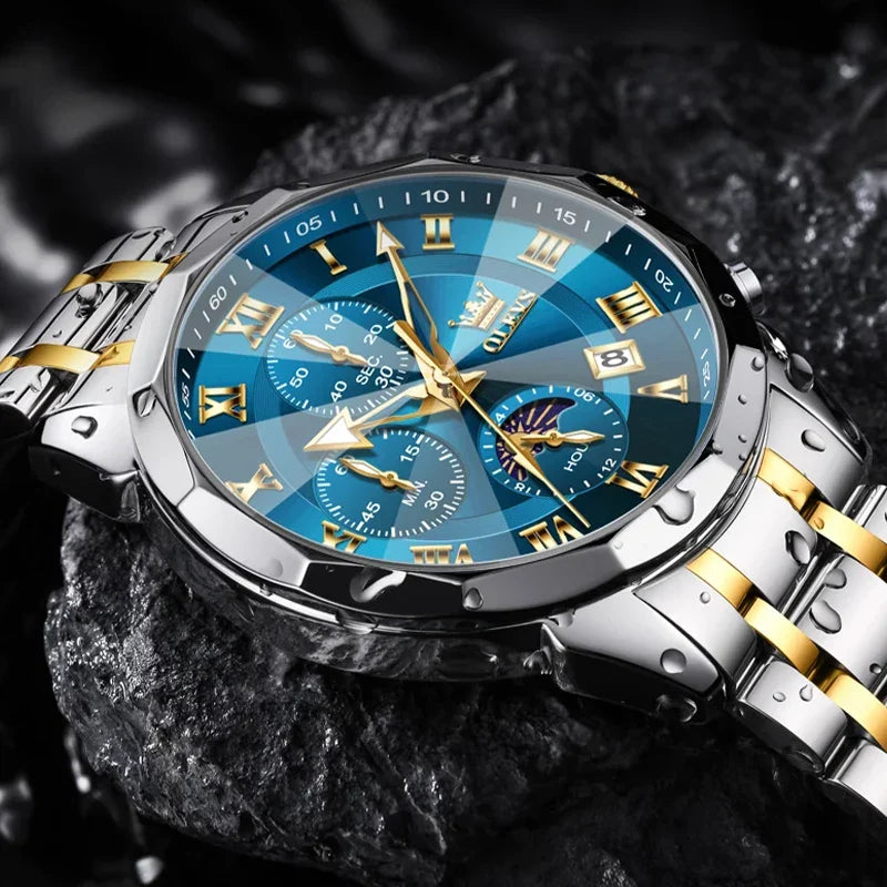 OLEVS 3675 Mens Luxury Quartz Watch