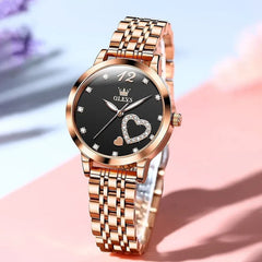 OLEVS 5189 Luxury Ladies Steel Band Watch