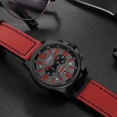 CURREN 8314 Men's Leather Straps Watch