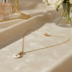 Stainless steal love pearl Necklace for women