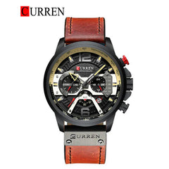 CURREN 8329 Men's Leather Straps Watch