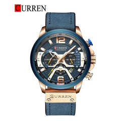 CURREN 8329 Men's Leather Straps Watch