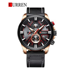 CURREN 8346 Men's Leather Straps Watch